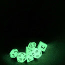 7pcs Luminous Polyhedral Dice Set For Party KTV Entertainment Shows P7C1 Y9 N8T5