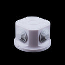Waterproof Round Junction Box IP55 Cable Joint Grommets White T8C7