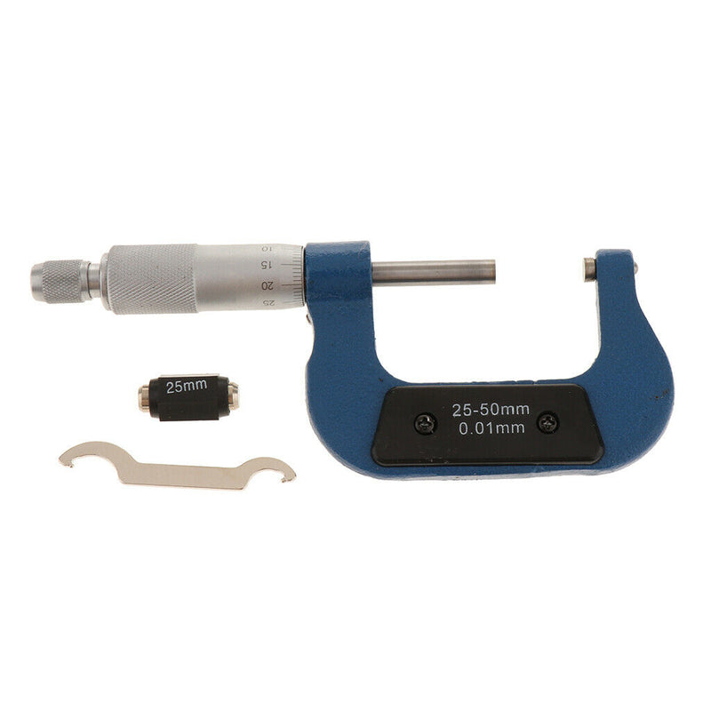 25-50mm Metal Outside Micrometer Machinist Vernier Scale Vernier Caliper