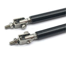 2 Pack of Adjustable 200mm Front Bumper Lip Splitter Strut Stem Tie Bar Support
