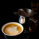 Stainless Frothing Pitcher Pull Flower Cup Milk Frother with Scale (350ML)