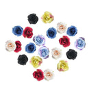 20pcs Assorted Artificial Silk Rose Flower Head DIY Craft Decoration
