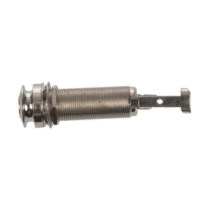 Mono Long Input Output Threaded Guitar Barrel Jack NEW 1/4 inch