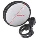 Bicycle Adjustable Rearview Mirrors Wide-angle Convex Mirror  Silicone Handle FT