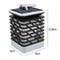 Waterproof LED Solar Lamp Flickering Smokeless Flameless Candle Flame Lamp