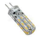 8X G4 3W SMD 3014 LED Pure White Car Boat Spot Light Bulb Energy Saving DC