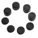 8X Black Silicone Thumb Stick Grip Cover Caps For PS4 Game Analog Controller lia