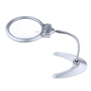 Flex LED Light Magnifier Dome for Reading, Hobbies, Task Crafts or Workbench