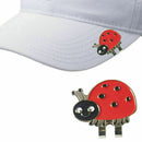 Lady Bug Golf Ball Marker Bonus Magnetic Hat Clip Alloy HOT Cure