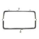 25cm Embossing Square Metal Purse Frame Handle for Clutch Bag Accessories A