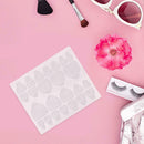 10pcs Double-Sided Adhesive Transparent Seamless Nail Jelly Gloss Clip Stickers