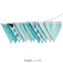 Flags Cotton Lace Banner Bunting Garland Pennant Wedding Birthday Party Decor