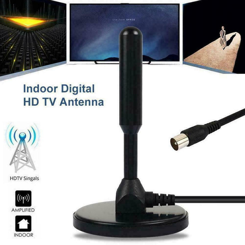 Digital TV Antenna With Amplifier Signal Booster Indoor Antenna Portable HD Y0F0
