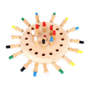 Wooden Memory Match Stick Chess Game Puzzle Toys Kids Early Learning Toys
