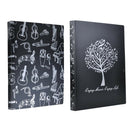 Pack of 2x Music Score Folder Musical Note for Music Lovers A4 Size