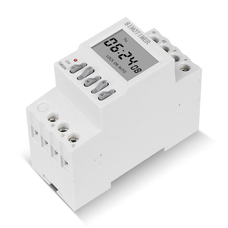 220V 7 Days Programmable Smart Timer Switch Weekly Countdown Controller Timers