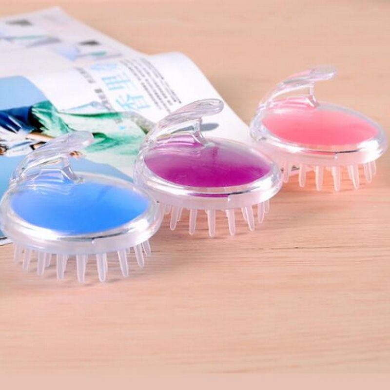 New Silicone Shampoo Scalp Shower Body Washing Hair Massage Massager Brus Dzjo