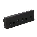 7 String Locking Nut Electric Guitar Nut Tremolo Bridge 48mm (Black) N5T9