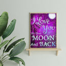 5D DIY Full Drill Diamond Painting Purple Love Cross Stitch Embroidery Set A