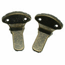 2pcs Iron Guitar Instrument Case Latches Box Buckles With Screws & 1 Keys G C9R2