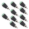 10Set RCA Connectors Male Plug to AV Screw Terminals Video AV Balun Adapter