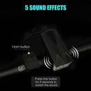 ABS Mountain Bike USB Rechargeable Headlight+Tail Light Set Cycling Tackles