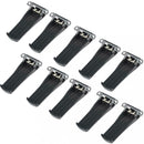 10Pcs Belt Clip for BaoFeng BF-666s 777S 888s Two-way Radio Walkie Talkie Black