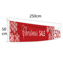 Christmas Banner Porch Decoration Background Cloth Festival Shop Supplies
