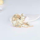 Flower Rhinestone Pins Brooches Clothes Lapel Jacket Shirt Badges Ornaments A