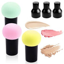 Cosmetic Sponges With Case Set Mushroom Powder Puff Beauty Sponge Blender F Z7F1