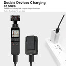Suitable for DJI Pocket 2 camera microphone 2 in 1 USB charging cable