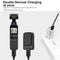 Suitable for DJI Pocket 2 camera microphone 2 in 1 USB charging cable