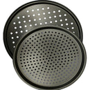 Pizza Pans Carbon Steel Perforated Baking Pan With Nonstick Coating, Round  E2D6