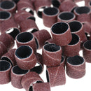 100pcs 1/2" 80Grit Sander Paper Sanding Bands Polishing Rotary OZ
