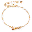 6pcs/set Fashion Letter Love Heart Bead Hand Chain Women 8 Bracelet Jewelry