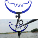 Heavy Duty Sprial Rod Holders Fishing Pole Ground Stand Support Rest Blue