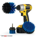 3pcs Tile Grout Power Scrubber Cleaning Brush Attachment Tub Cleaner Combo  G5M9