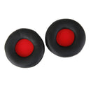 1Pair Headphone Replacement Earpad Cushion For SONY MDR-ZX600 Black With Red