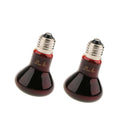 2x Reptile Terrarium UVA Heat Lamp Night-time Viewing Lighting 50W E27 Base
