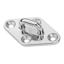 Pad Eye Plate Boat Bimini Rigging - 80mm Length - Marine Stainless Steel