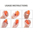 WorthWhile Silica Gel Hand Grip Ball Fitness Finger Exerciser Strength Muscl Gw