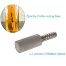 2Pcs 0.5 Diffusion Stone Stainless Steel Aeration Stone Carbonating Stone w