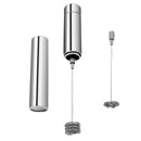 Electric Milk Frother Drink Foamer Whisk Mixer Stirrer Eggbeater mit 2 Heads
