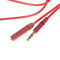 Red 3.5mm 4 Pole Male Female headphone earphone Extension Cable Audio Adapter JR