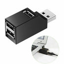 High Speed 3 Port USB 2.0 Multi HUB Splitter Expansion Desktop PC Laptop Ad