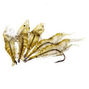5Pcs 4cm 2g Fishing Lure Soft Super-Lightweight Vivid Shrimp Prawn Bait Sha W3Y5