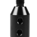Aluminum Shift Knob Adapter for  Non Threaded Shifters 10x1.5mm Black