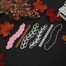 3pcs Footprint Cutting Dies Stencils Scrapbook Embossing DIY Album Cards