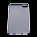 Silicone Transparent Protective Case with Hard Back Cover Waterproof Shockproof