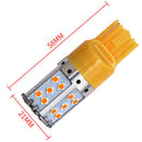 1Pc T20 7440 LED Bulb Yellow 3030 35SMD Error Free Turn Signal Stop Tail LightOZ